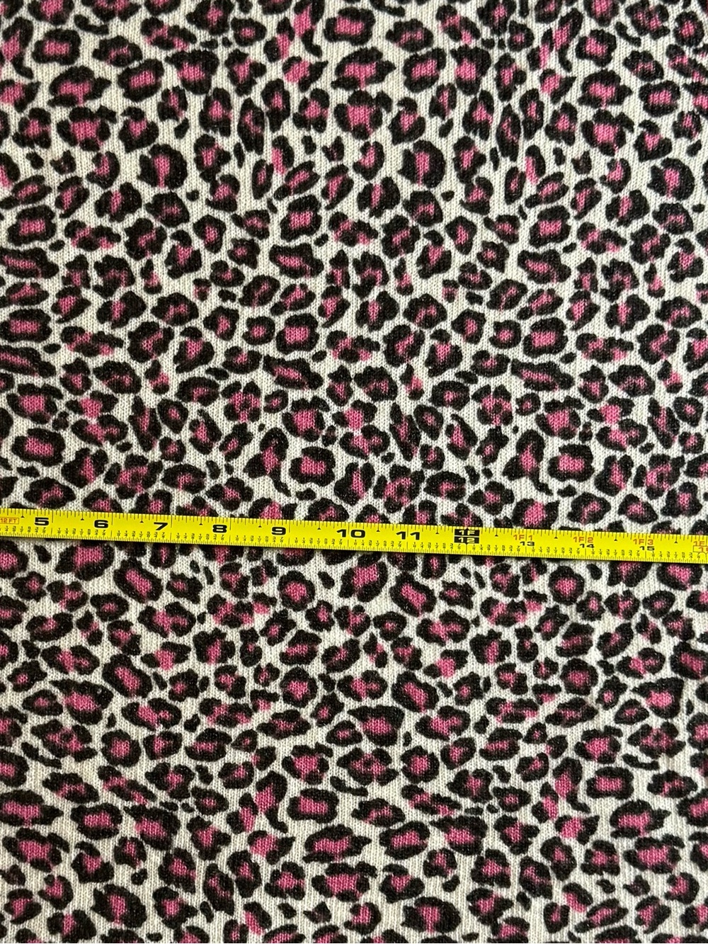 croft & barrow Cream and Pink Leopard Print Crew Neck Sweater - Picture 7 of 13